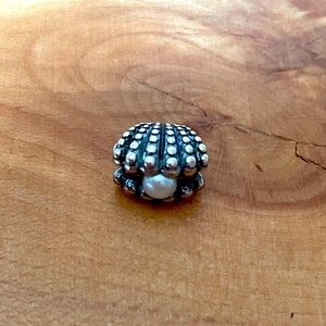 ✨ PANDORA Retired Sea Shell with Pearl Charm ✨